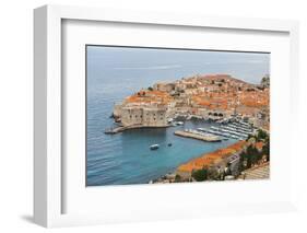 Elevated View of Dubrovnik Old Town-Matthew Williams-Ellis-Framed Photographic Print