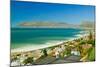 Elevated view of False Bay and Indian Ocean, overlooking St. James and Fish Hoek, outside of Cap...-null-Mounted Photographic Print