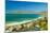 Elevated view of False Bay and Indian Ocean, overlooking St. James and Fish Hoek, outside of Cap...-null-Mounted Photographic Print