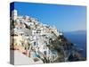 Elevated View of Fira, Santorini (Thira), Cyclades Islands, Aegean Sea, Greek Islands, Greece-Gavin Hellier-Stretched Canvas