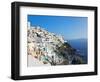 Elevated View of Fira, Santorini (Thira), Cyclades Islands, Aegean Sea, Greek Islands, Greece-Gavin Hellier-Framed Photographic Print