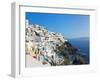 Elevated View of Fira, Santorini (Thira), Cyclades Islands, Aegean Sea, Greek Islands, Greece-Gavin Hellier-Framed Photographic Print