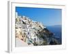 Elevated View of Fira, Santorini (Thira), Cyclades Islands, Aegean Sea, Greek Islands, Greece-Gavin Hellier-Framed Photographic Print