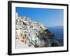 Elevated View of Fira, Santorini (Thira), Cyclades Islands, Aegean Sea, Greek Islands, Greece-Gavin Hellier-Framed Photographic Print