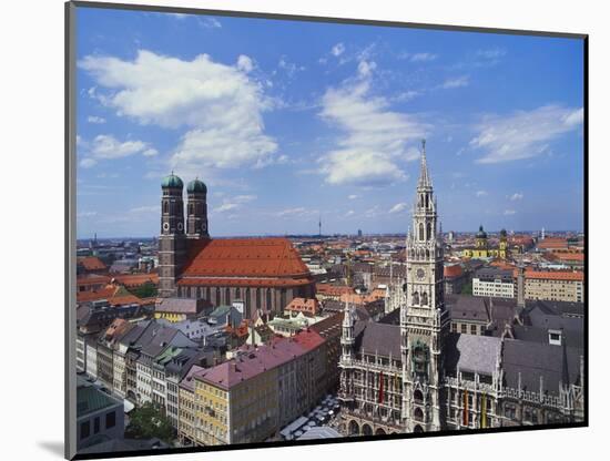 Elevated View of Frauenkirche, Munich, Germany-Hans Peter Merten-Mounted Photographic Print