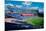 Elevated view of Gillette Stadium, home of Super Bowl champs, New England Patriots, NFL Team, Bo...-null-Mounted Premium Photographic Print