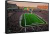 Elevated view of Gillette Stadium, home of Super Bowl champs, New England Patriots, NFL Team pla...-null-Framed Stretched Canvas