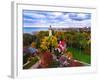 Elevated view of Grosse Point Lighthouse in Evanston, Cook County, Illinois, USA-null-Framed Photographic Print