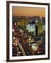 Elevated View of Hotels and Casinos, Las Vegas, Nevada, United States of America, North America-Gavin Hellier-Framed Photographic Print