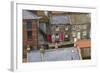 Elevated View of Houses, Staithes, North Yorkshire, Yorkshire, England, United Kingdom, Europe-Miles Ertman-Framed Photographic Print