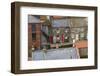 Elevated View of Houses, Staithes, North Yorkshire, Yorkshire, England, United Kingdom, Europe-Miles Ertman-Framed Photographic Print