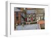 Elevated View of Houses, Staithes, North Yorkshire, Yorkshire, England, United Kingdom, Europe-Miles Ertman-Framed Photographic Print