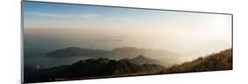 Elevated View of Islands in a River, Lantau, Hong Kong, China-null-Mounted Photographic Print