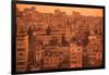 Elevated view of Jebel Amman area at dawn, Amman, Jordan-null-Framed Photographic Print