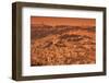 Elevated view of Kidron Valley Arab villages at dusk, Jerusalem, Israel-null-Framed Photographic Print