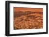 Elevated view of Kidron Valley Arab villages at dusk, Jerusalem, Israel-null-Framed Photographic Print