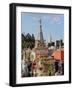 Elevated view of La Recoleta Cemetery, City of Buenos Aires, Buenos Aires Province, Argentina, Sout-Karol Kozlowski-Framed Photographic Print