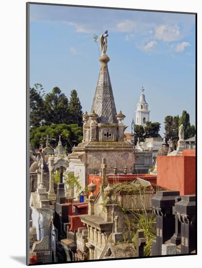 Elevated view of La Recoleta Cemetery, City of Buenos Aires, Buenos Aires Province, Argentina, Sout-Karol Kozlowski-Mounted Photographic Print