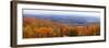 Elevated view of Lehigh Valley from Kattner's Mountain, Penn's Peak, Pennsylvania, USA-null-Framed Photographic Print