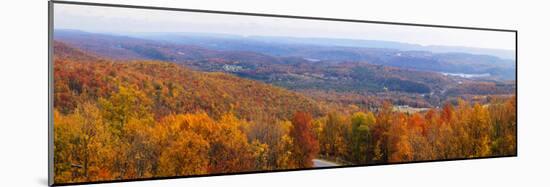 Elevated view of Lehigh Valley from Kattner's Mountain, Penn's Peak, Pennsylvania, USA-null-Mounted Photographic Print