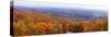 Elevated view of Lehigh Valley from Kattner's Mountain, Penn's Peak, Pennsylvania, USA-null-Stretched Canvas