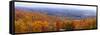 Elevated view of Lehigh Valley from Kattner's Mountain, Penn's Peak, Pennsylvania, USA-null-Framed Stretched Canvas
