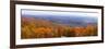 Elevated view of Lehigh Valley from Kattner's Mountain, Penn's Peak, Pennsylvania, USA-null-Framed Photographic Print