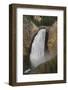 Elevated View of Lower Falls and Viewing Platform with Visitors, Yellowstone National Park, Wyoming-Eleanor Scriven-Framed Photographic Print