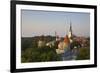 Elevated View of Lower Old Town with Oleviste Church in the Background-Doug Pearson-Framed Photographic Print