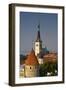 Elevated View of Lower Old Town with Oleviste Church in the Background-Doug Pearson-Framed Photographic Print