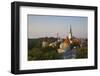 Elevated View of Lower Old Town with Oleviste Church in the Background-Doug Pearson-Framed Photographic Print