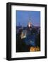 Elevated View of Lower Old Town with Oleviste Church in the Background-Doug Pearson-Framed Photographic Print