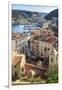 Elevated view of marina, Bonifacio, Corsica, France, Mediterranean, Europe-Eleanor Scriven-Framed Photographic Print