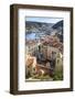 Elevated view of marina, Bonifacio, Corsica, France, Mediterranean, Europe-Eleanor Scriven-Framed Photographic Print