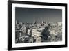 Elevated view of market and town, Nahalat Binyamin Crafts Market, Tel Aviv, Israel-null-Framed Photographic Print