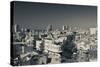 Elevated view of market and town, Nahalat Binyamin Crafts Market, Tel Aviv, Israel-null-Stretched Canvas