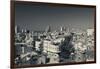 Elevated view of market and town, Nahalat Binyamin Crafts Market, Tel Aviv, Israel-null-Framed Photographic Print