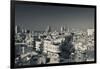 Elevated view of market and town, Nahalat Binyamin Crafts Market, Tel Aviv, Israel-null-Framed Photographic Print