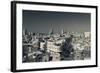 Elevated view of market and town, Nahalat Binyamin Crafts Market, Tel Aviv, Israel-null-Framed Photographic Print