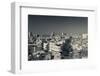 Elevated view of market and town, Nahalat Binyamin Crafts Market, Tel Aviv, Israel-null-Framed Photographic Print