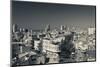 Elevated view of market and town, Nahalat Binyamin Crafts Market, Tel Aviv, Israel-null-Mounted Photographic Print