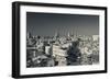 Elevated view of market and town, Nahalat Binyamin Crafts Market, Tel Aviv, Israel-null-Framed Photographic Print