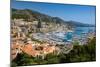 Elevated view of Monte-Carlo and harbor in the Principality of Monaco, Western Europe on the Med...-null-Mounted Photographic Print