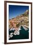 Elevated view of Monte-Carlo and harbor in the Principality of Monaco, Western Europe on the Med...-null-Framed Photographic Print