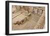 Elevated View of Mosaics, Murals and Frescoes in a Terrace House, Curetes Street-Eleanor Scriven-Framed Photographic Print