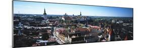 Elevated view of Old town, Tallinn, Estonia-null-Mounted Photographic Print