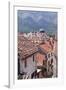 Elevated View of Red Roof Tiles and the Domes of the Church of St. Nicholas, Kotor, Montenegro-Eleanor Scriven-Framed Photographic Print