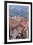 Elevated View of Red Roof Tiles and the Domes of the Church of St. Nicholas, Kotor, Montenegro-Eleanor Scriven-Framed Photographic Print