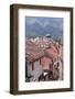 Elevated View of Red Roof Tiles and the Domes of the Church of St. Nicholas, Kotor, Montenegro-Eleanor Scriven-Framed Photographic Print