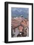 Elevated View of Red Roof Tiles and the Domes of the Church of St. Nicholas, Kotor, Montenegro-Eleanor Scriven-Framed Photographic Print